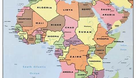 exemstimil map of africa and asia political