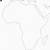 africa blank map printable