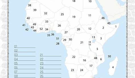 Africa Map Countries Quiz How To Meet Russian