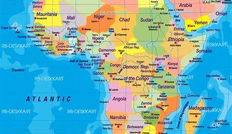 Africa Map Political Hd HD
