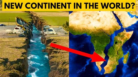 africa breaking into two continents