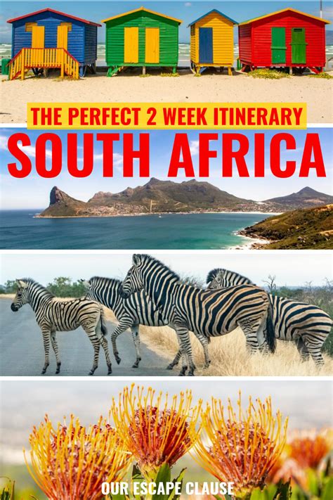africa itinerary 2 weeks