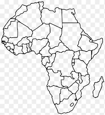 africa map blank png