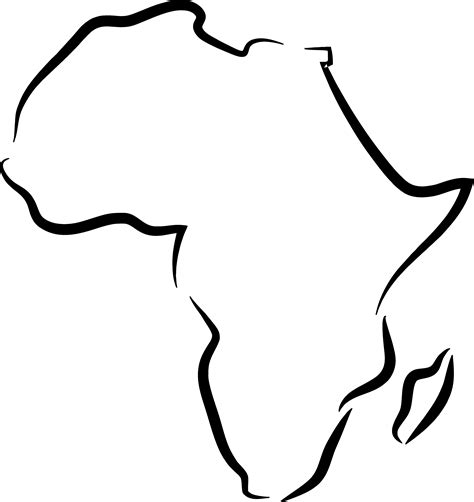 africa map outline png images