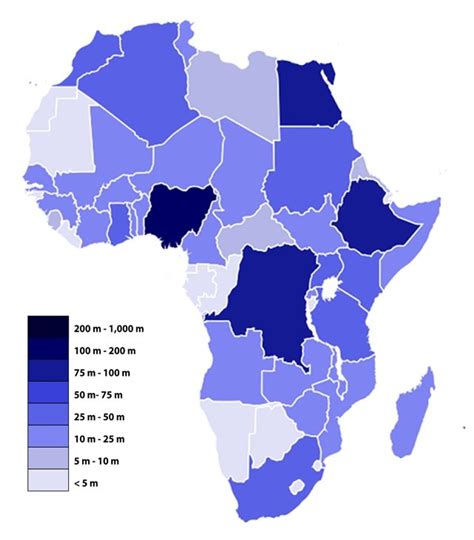 africa population 2023 by region