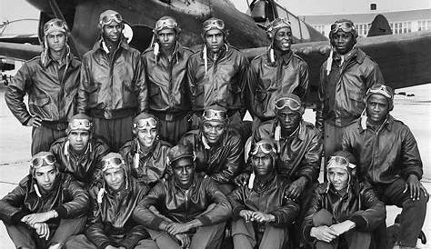 TUSKEGEE 332ND AFRICAN AMERICAN AIRMEN WWII 11x14 SILVER HALIDE PHOTO