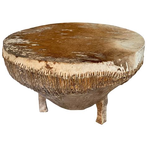 African Drum Coffee Table