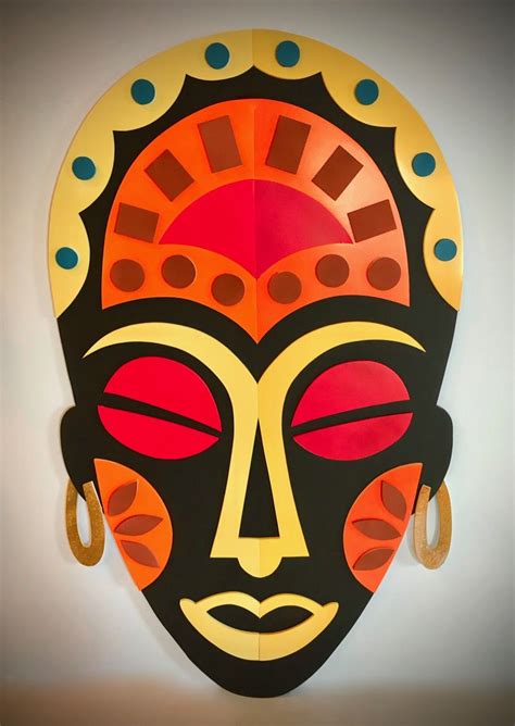 african face mask art