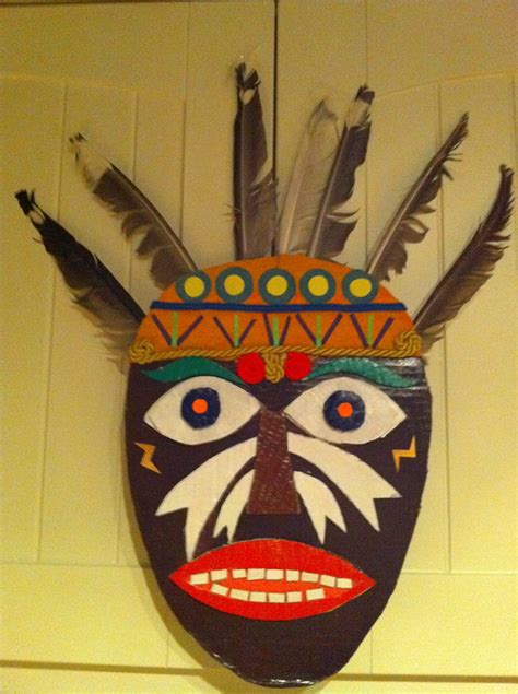 african mask for children projects