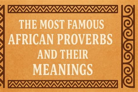 African Proverbs About Palm Trees