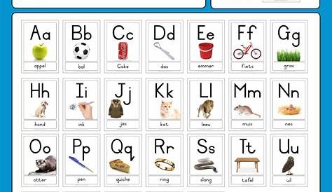 AFRIKAANS Alphabet Poster with animals from A to Z BIG POSTER | Etsy