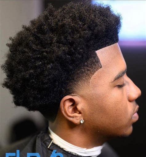 afro taper fade