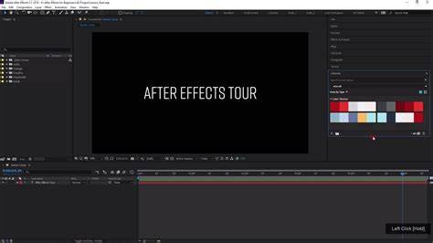 After Effects Interface