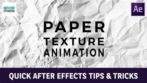 After Effects Paper Effect