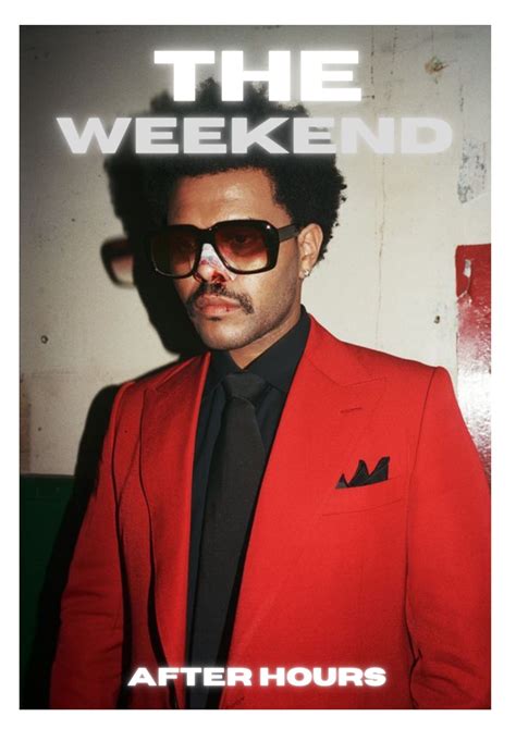 after hours the weeknd poster