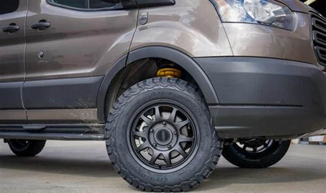 aftermarket wheels and tires for ford 2015 transit 250 van