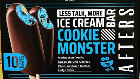 afters cookie monster ice cream bars