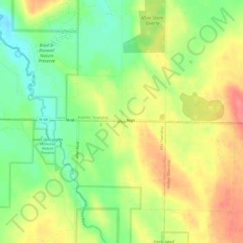Afton Ok Elevation Map