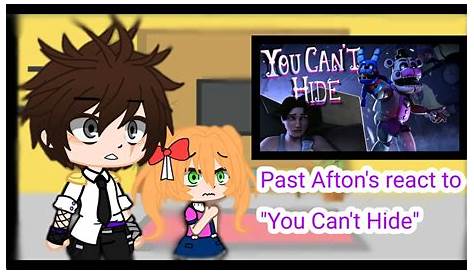 The Afton family react to (you can't hide ) Minecraft fnaf - YouTube