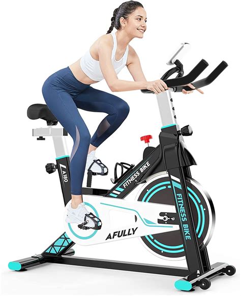 Afully Indoor Exercise Bike Stationary PortableX2