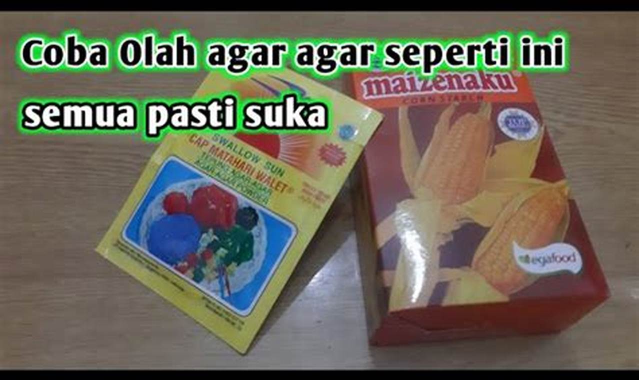 Rahasia Nikmatnya Agar Swallow Campur Tepung Maizena yang Wajib Diketahui