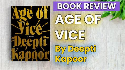Crime, Family and Politics Read Our Review of Age of Vice by Deepti