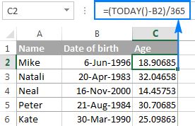 5 Ways Calculate Age