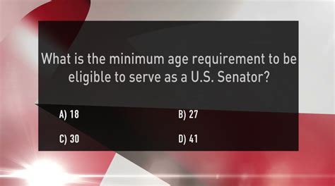 age requirements for house of representatives