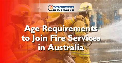 age to join fire service