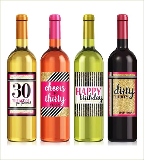 OMG 40th Birthday Wine Label Smart Party Planning Etsy 40th