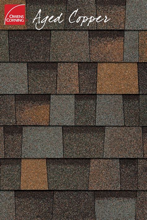 Owens Corning Aged Copper Shingle house, Roof architecture, Exterior
