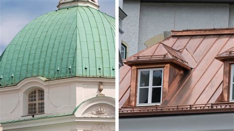 aged copper roof