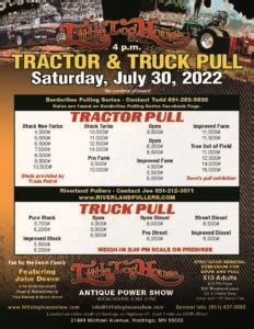 Agency Mo Tractor Pull 2022