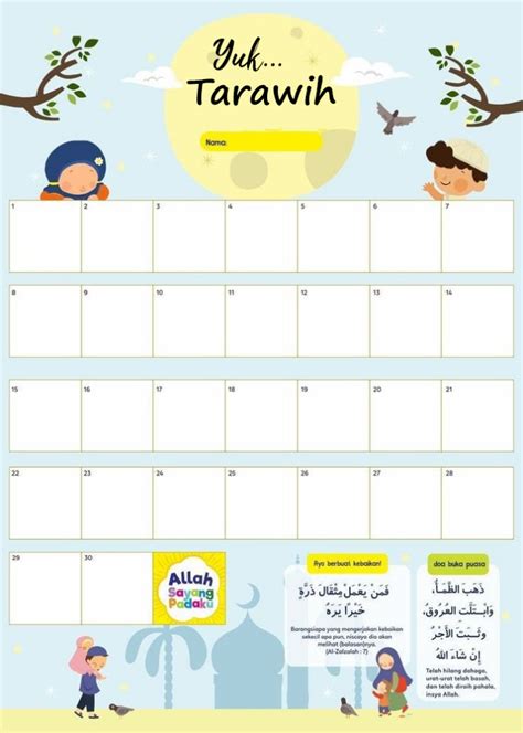 ramadhan chart Ramadan activities, Ramadan kids, Ramadan printables
