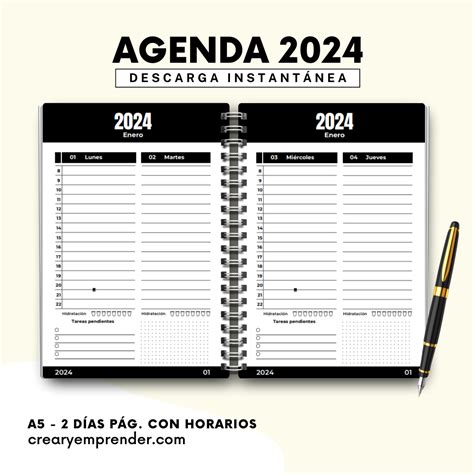 agenda 2024 free download