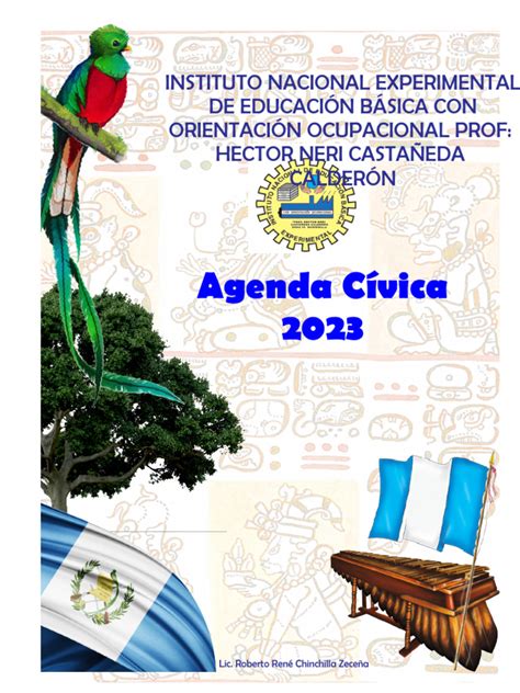 agenda cívica escolar 2023