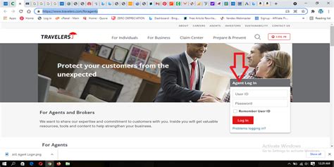 agent login for travelers
