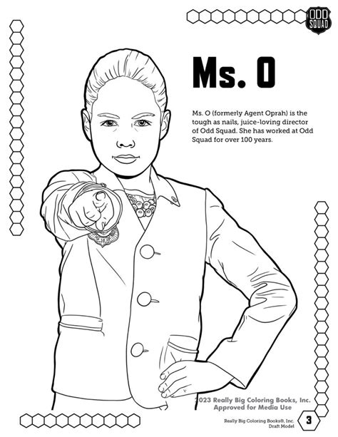 Agent O Odd Squad Coloring Pages