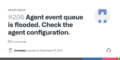 Agent event queue is flooded. Check the agent configuration.