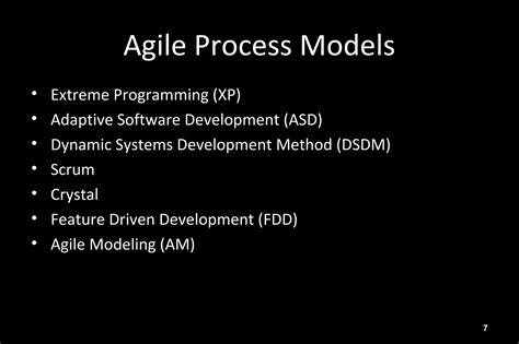 agile development in software engineering ppt