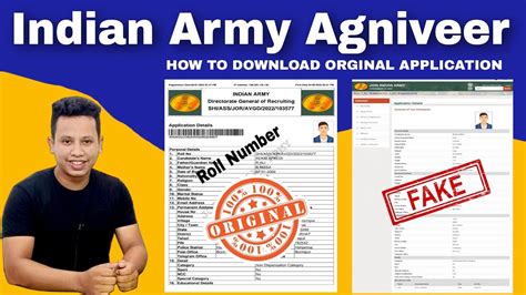 agniveer indian army form