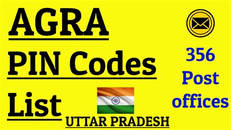 agra pin code list