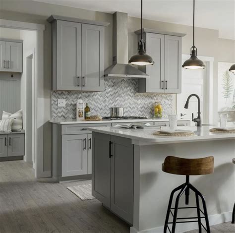 agreeable gray painted cabinets