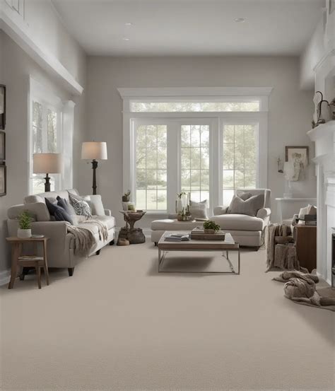 Agreeable Gray With Brown Carpet