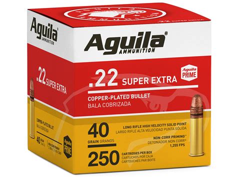 Aguila Superextra 22 Long Rifle Ammo 