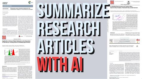 ai that summarizes research articles