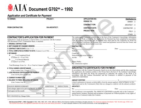 aia document g702 and g703