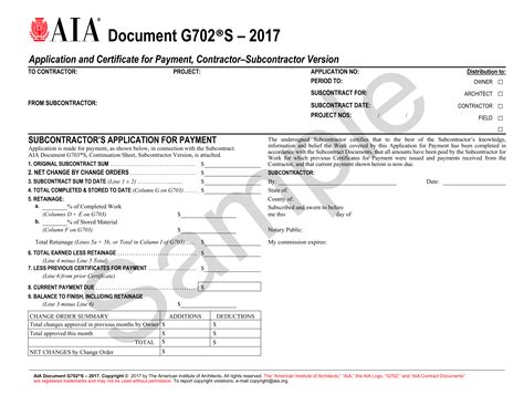 aia document g702 instructions