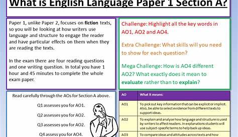 Aice English Language Paper 1