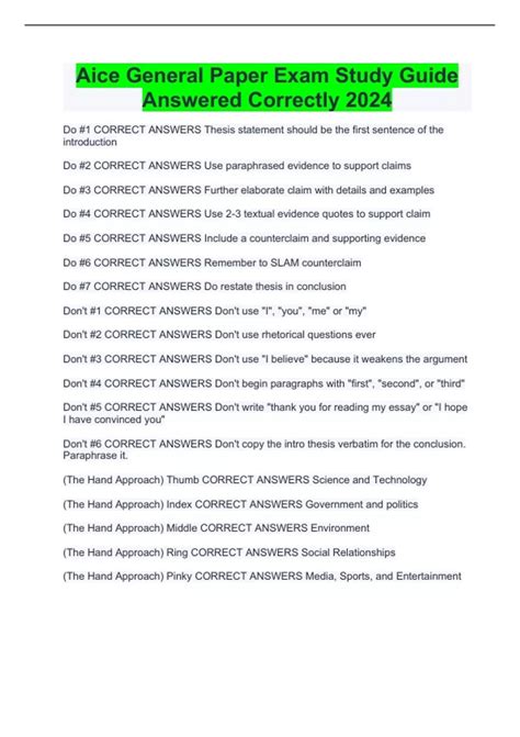 Aice General Paper Textbook Pdf